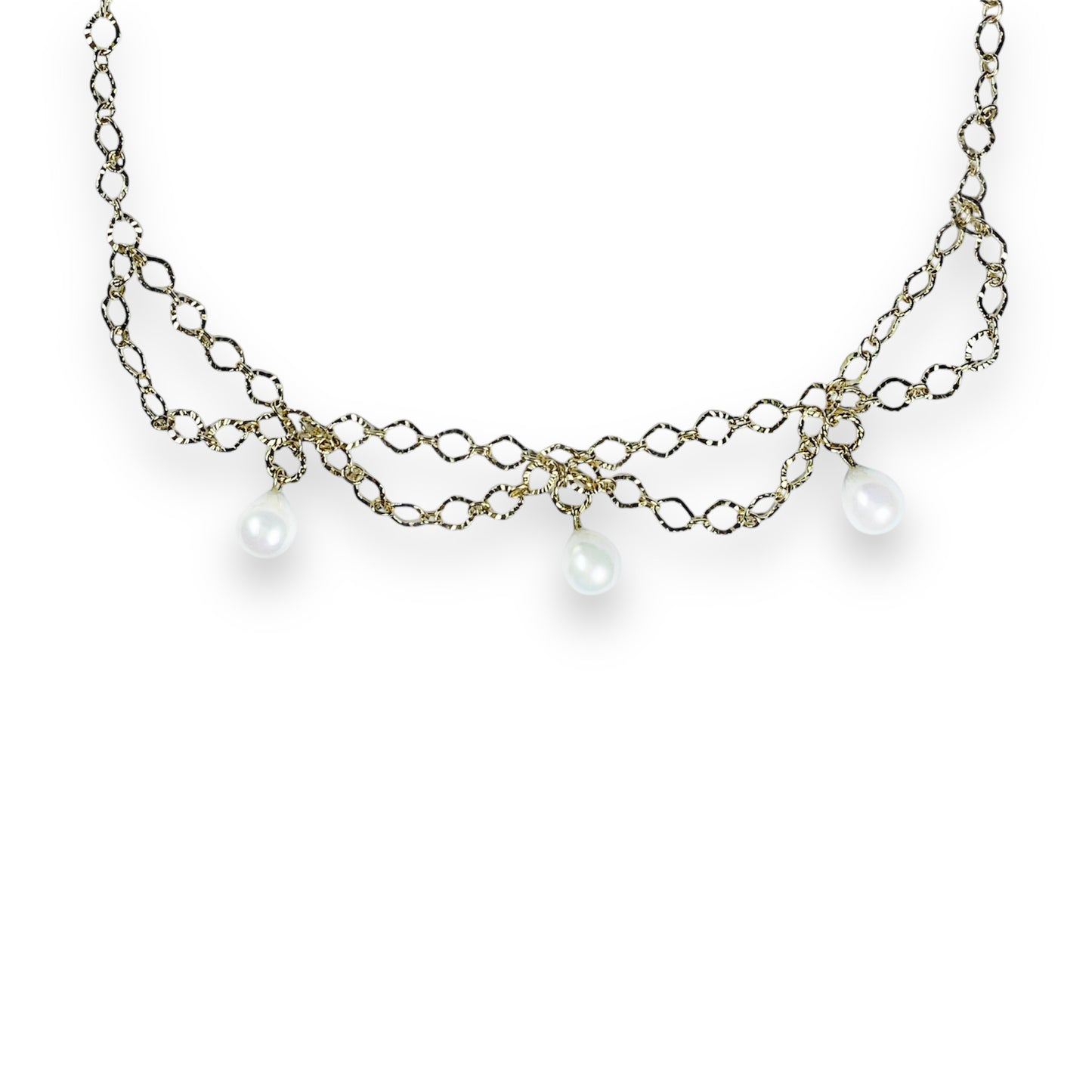 Dainty Tiara Necklace